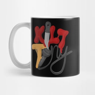 Kill Tony Ill Illustration With Custom Letters & Mic Mug